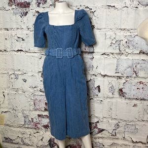 Boohoo denim romper sz 8